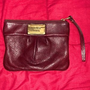 Marc by Marc Jacobs Brown Leather Wristlet